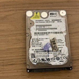 Western Digital WD Scorpio WD3200BEVT-22ZCT0 320GB 2,5" HDD SATA