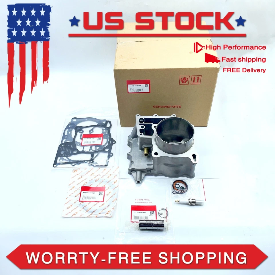 OEM Cylinder Piston Gaskets Top End Kit For Honda Rincon 680 TRX680 FA/FGA 06-22 Foto 2 de 4