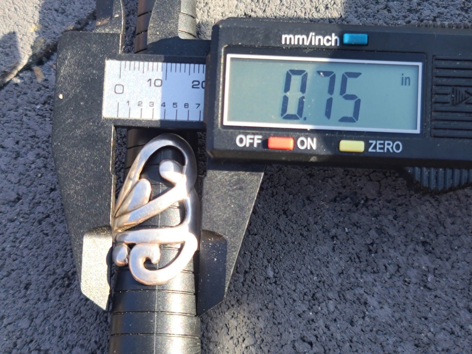 Sterling 925 Solid Silver Scroll Ring Size 9.5 - image 9