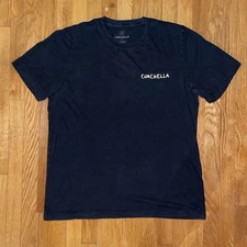 Coachella Music Festival Shirt Adult Large Black Logo