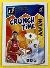 A'Ja Wilson 2025 Panini Donruss WNBA CRUNCH TIME PRESS PROOF Card #5 ACES
