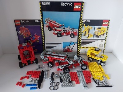 Lego 8055 Lego 8024 Lego 8020  mit BA von 1984-1989 - LEGO Technic - vollständig