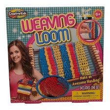 Creative Kids Weaving Loom Handbag Craft Kit Ages 6 Complete DIY Weaving Set