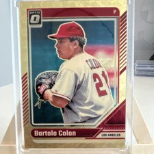 2024 Panini Donruss Optic Prizm Bartolo Colon LA Angels #27 1/1