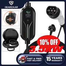 Nuovo Cavo di Ricarica Ev Tipo 2 220v/240v 3,5kw Caricabatteria Elettrico Auto Phev Portatile