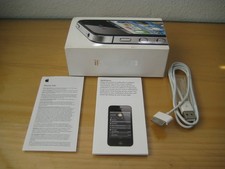 APPLE IPHONE 4S EMPTY BOX WITH NEW 30 PIN USB CHARGER CABLE
