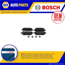 Brake Pads Set fits FIAT 500X 334AXN1B 1.0 Rear 2018 on 55282151 Bosch 77361008