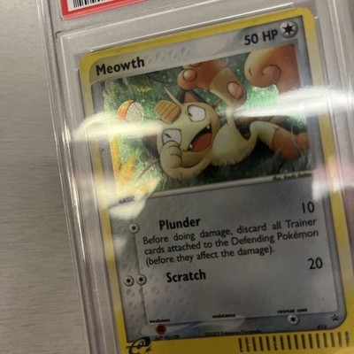 2003 POKEMON BLACK STAR PROMO #013 MEOWTH-HOLO PSA 4 | eBay