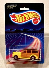 1980s Hot Wheels 40s Woodie Yellow Ford W Bw Moc No. 2530 1980s Hot Wheels 40s Woodie Yellow Ford W Bw Moc No. 2530
