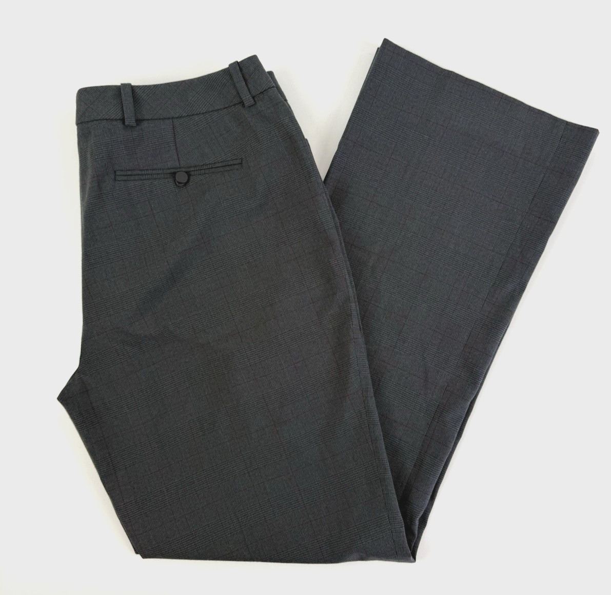 Calvin Klein Modern Fit Women's Size 8 Dress Pants Grey Plaid Business Workwear thumbnail 10