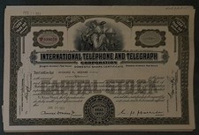 52 X Międzynarodowa Korporacja Telefoniczna i Telegraficzna lata 1950. div. NW Domestic s