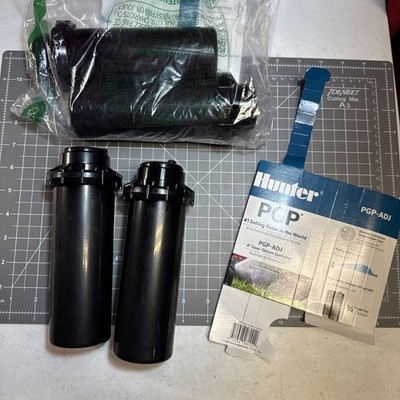 Hunter PGP-ADJ 4  Gear Driven Pop-Up Sprinkler - Black 4 Pack Irrigation -H