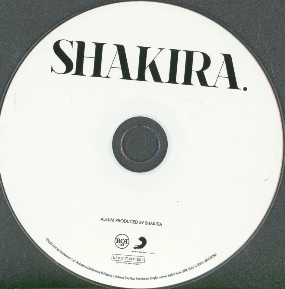 Shakira Self-Titled CD Europe Rca 2014 has info sticker on front of case - Bild 3 von 3