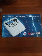 Midland Digital NOAA Weather Public Alert Alarm Radio - WR100 W/charger