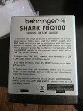 BEHRINGER SHARK FBQ100 FEEDBACK DESTROYER & P...