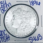 1896 BU UNCIRCULATED MORGAN SILVER DOLLAR AUTHENTIC U.S. MINT FREE SHIPPING 5463