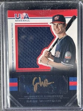 Workman, Gage - 2017 USA Baseball Stars & Stripes - Swatch/Autograph - 11/44