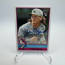 2025 Topps Heritage High Number Ryan Fitzgerald RC Real One Auto #ROA-FITZ