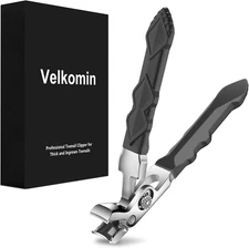 Long Handle Toe Nail Clippers for Seniors Thick Nails - Angled Head, Super Sharp