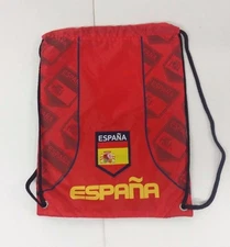 España Cinch Bag Color Red Official Licensed Product NWOT 