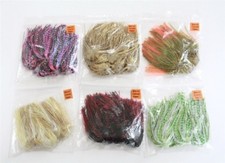 60 Pcs NEW Silicone Spinnerbait Buzzbait Skirts Spider-Cut Fishing lures jigs