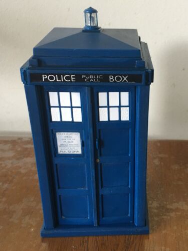 Doctor Who Tardis BBC 1963 caja de llamadas públicas de policía en todo el mundo luz de sonido limitada - Imagen 1 de 3