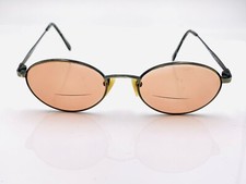 Vintage Boulevard Boutique 4027 Green Metal Oval Sunglasses FRAMES ONLY