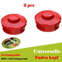2X Fadenkopf Easy Load MäHkopf Fadenspule Motorsense Freischneider Rasentrimmer