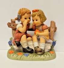 GOEBEL "Sharing Secrets" BH149 Figurine (Dated 2001) Made in Thailand