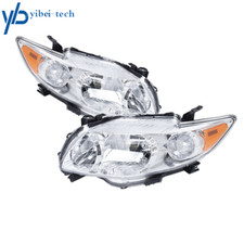 Headlights Headlamps Replacement For 2009-2010 Toyota Corolla Leftright Side