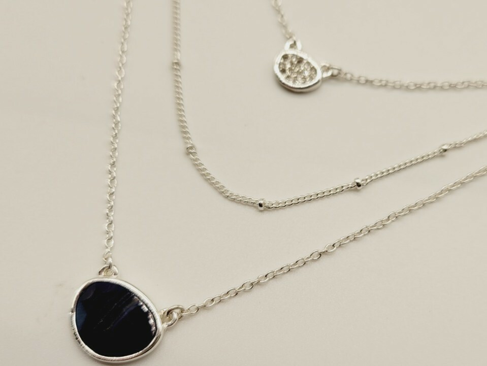 Avon's Layered Stone Accent Necklace 20