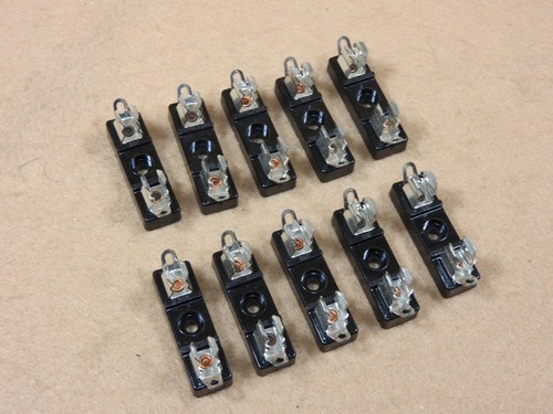 Littlefuse 357 Fuse Block, 6mm x 30mm Chassis Mount, Solder Tab - New, Lot of 10