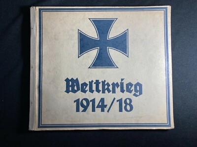 Weltkrieg (World War) 1914/1918 Erdal Shoe Polish & Kwak Floor Wax Cards Book