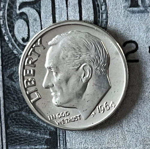 1964 PROOF Roosevelt Dime - Beautiful Coin - Combined Shipping