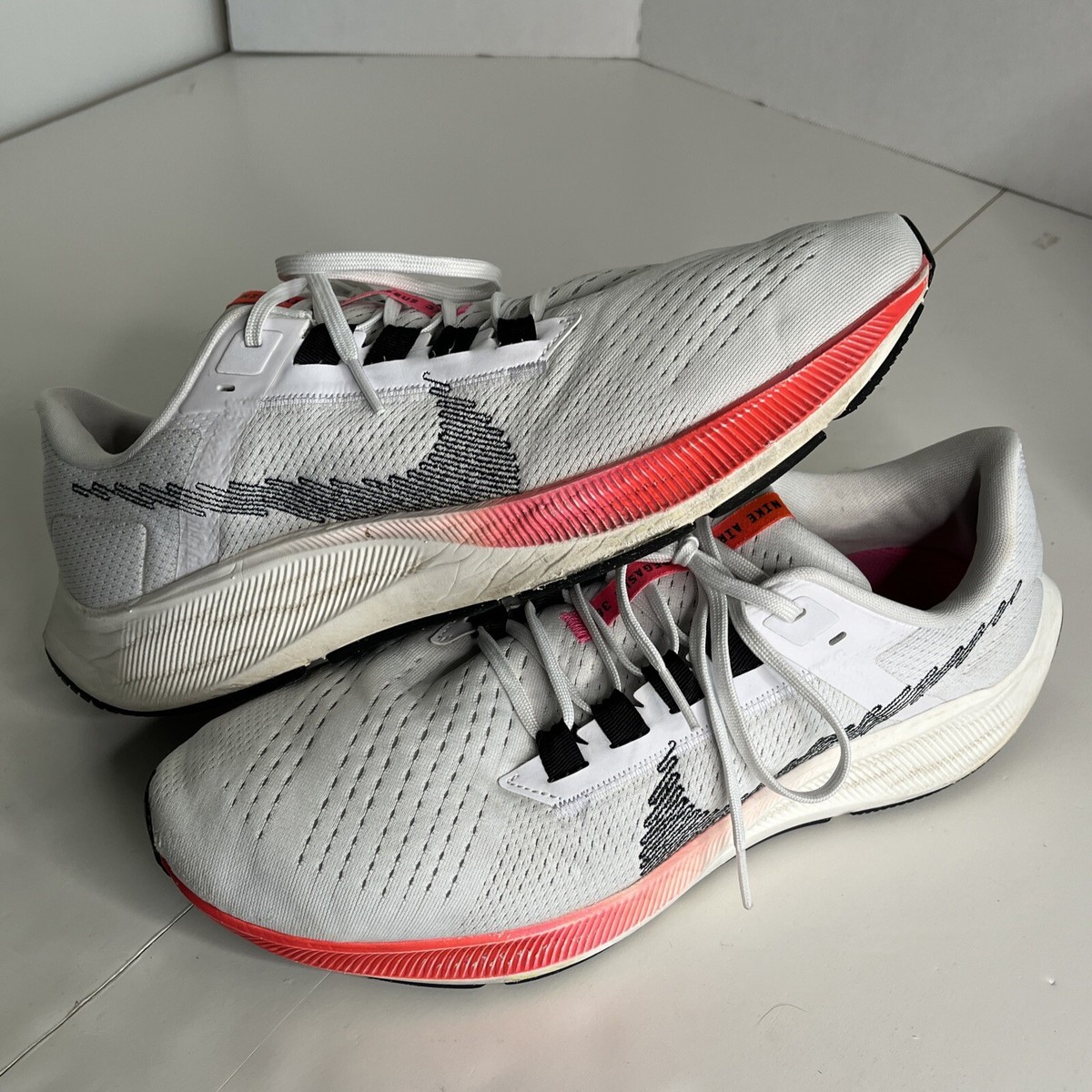 Nike Air Zoom Pegasus Men Size 13 Running Sneaker Shoes Training DJ5397-100 Nike Air Zoom Pegasus 38 DJ5397-100 White Running Shoes  main image 3