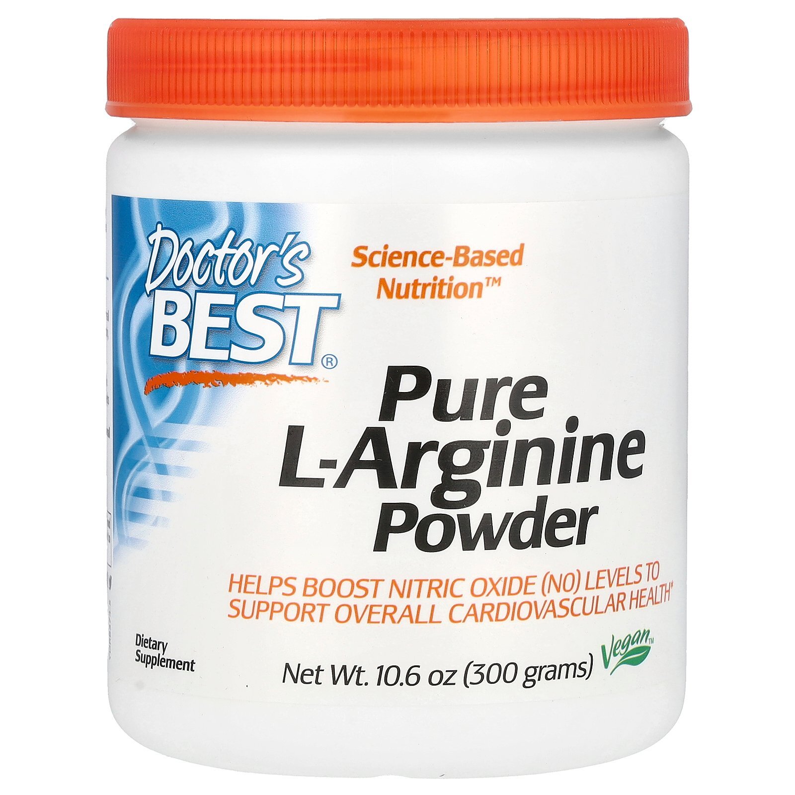 Doctor s Best LArginine Powder 10 6 oz 300 g GlutenFree , Vegan