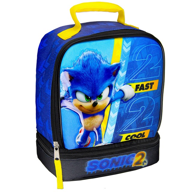 Sonic the Hedgehog 2 Fast 2 Cool Dual Compartment Insulated Lunch Box Sonic the Hedgehog 2 Fast 2 Cool Dual Compartment Insulated Lunch Box