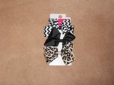 NEW, GIRLS SET OF 3 SALON CLIP BOWS