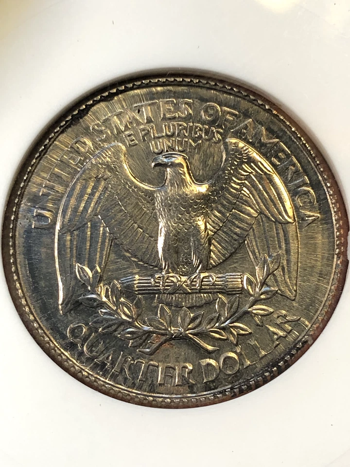 **CRAZY** 1998 Quarter Rotated Double-Struck In Partial Collar Error ANACS MS63 - Image 4 of 4