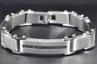 Black Diamond Mens Stainless Steel Bracelet Brushed Fashion Link 0.50 Ct. on sale Black Diamond Mens Stainless Steel Bracelet Brushed Fashion Link 0.50 Ct. on sale