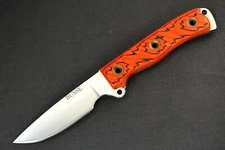 2011 Busse Custom LCABS .15" Convexed Satin INFI, Textured Orange/Black G10 