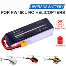 14.8V 5000mAh Lipo Battery ACE Tattu XT60 Plug For RC Helicopter Fly Wing FW450L