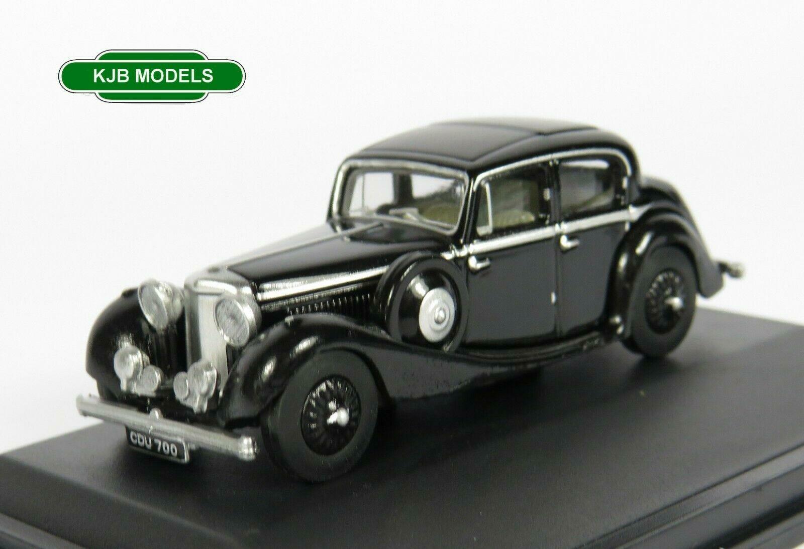 BNIB OO GAUGE OXFORD 1:76 76JSS002 Black Jaguar SS 2.5 Saloon Car