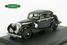 BNIB OO GAUGE OXFORD 1:76 76JSS002 Black Jaguar SS 2.5 Saloon Car