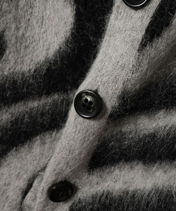 beams × future archive mohair cardigan ASK availability First) BEAMS FUTURE ARCHIVE / MARBLE MOHAIR