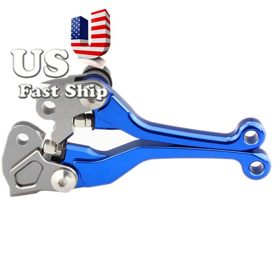EE. UU. Para SUZUKI RM85 RM125 RM250 Palanca de embrague de freno Yamaha YZ80 YZ85 01-14 Azul Foto 3 de 4