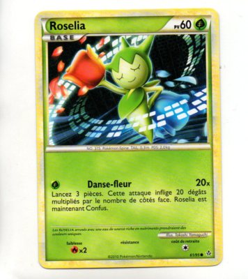 Pokémon Nr. 61/95 - Roselia - PV60 (A644)