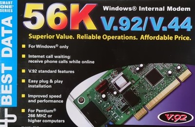 Best Data  Windows Internet Phone Modem PCI (56HP) 56 Kbps V.92/V.44
