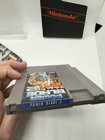 Power Blade 2 NES CIB Nintendo Complete Reg Card Poster Inserts Rare!