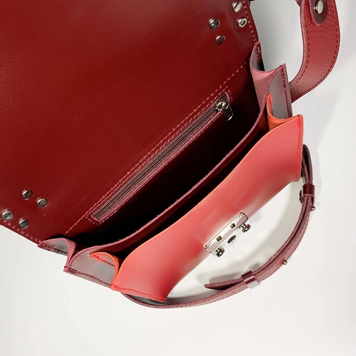 COACH Borsa a tracolla donna pelle rossa borsetta tracolla laidies borsetta regalo per lei